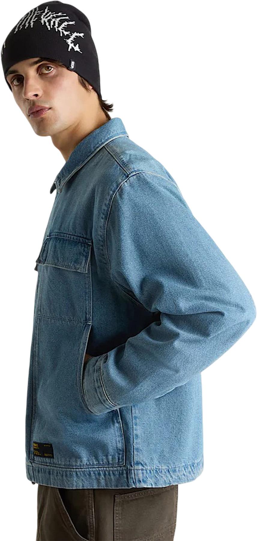 Product gallery image number 6 for product Manteau en jean McAvoy Station - Homme