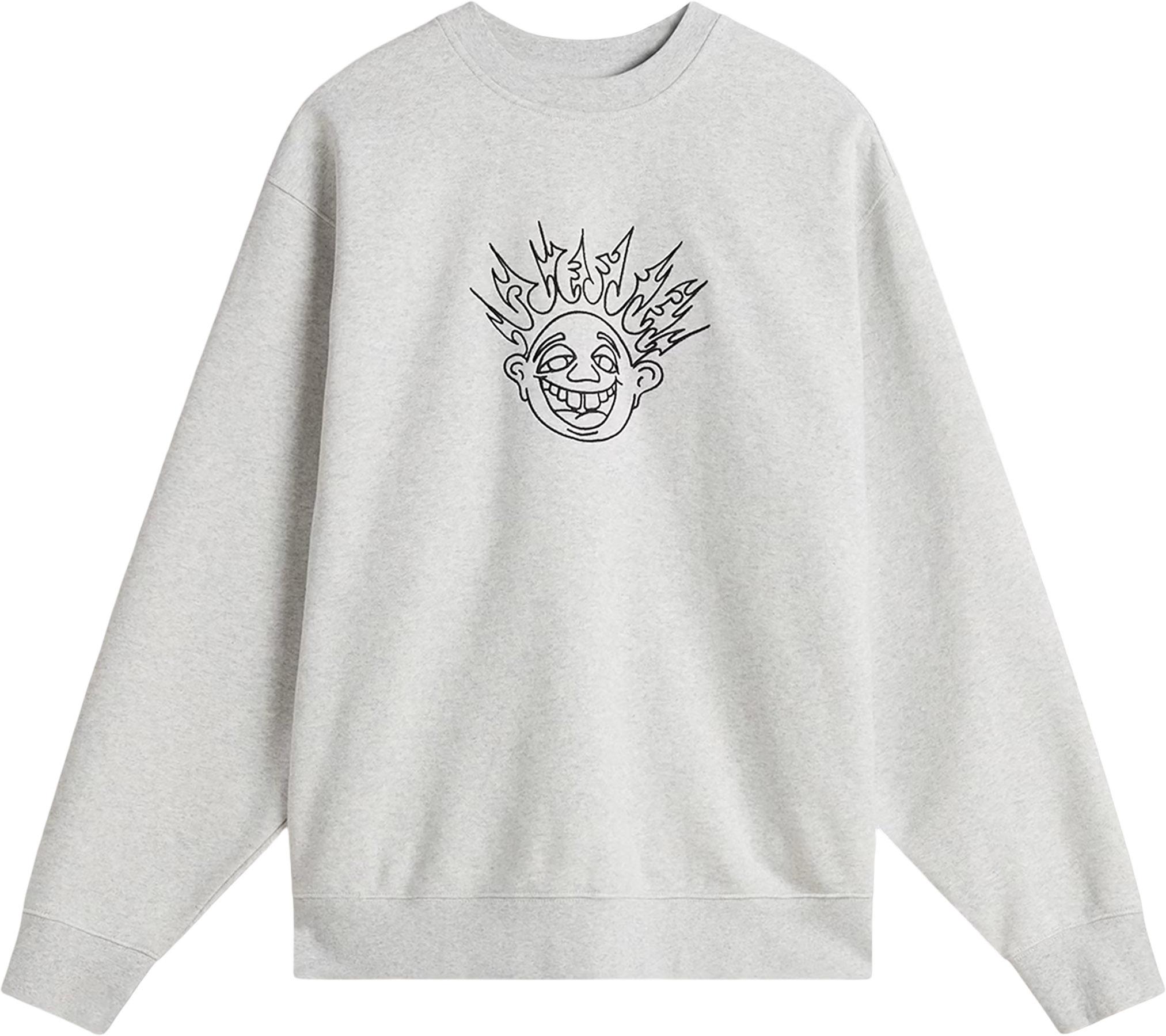 Product image for Skate Smile Spike Crew Neck Sweatshirt - Men's