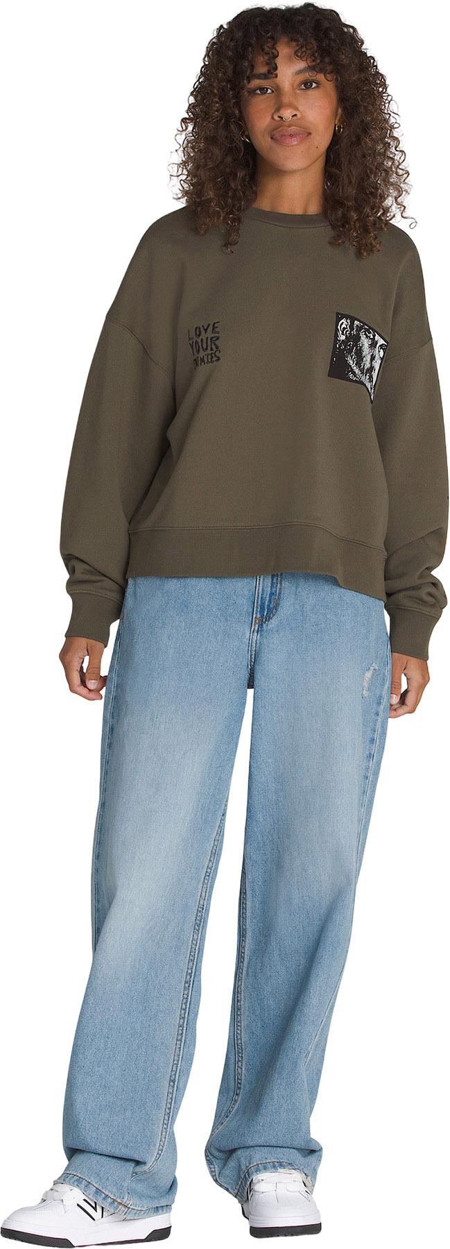 Product gallery image number 5 for product Skate Lisa Crew Neck Sweatshirt - Women's