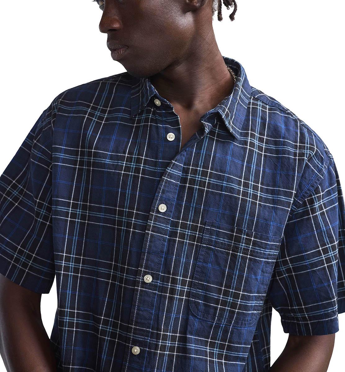 Product gallery image number 3 for product Lawson Plaid Button Up Short Sleeve Shirt - Men's