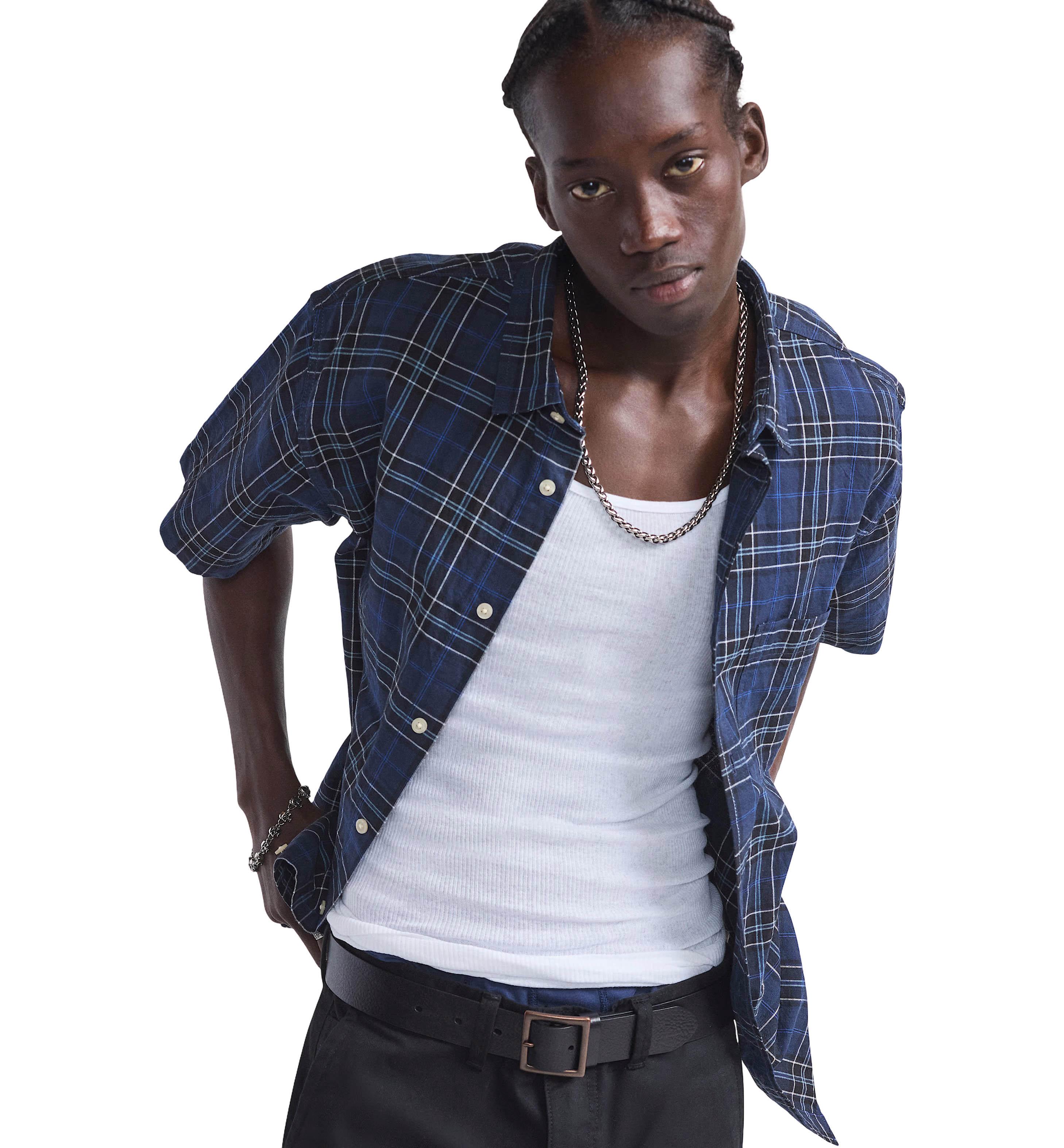 Product gallery image number 4 for product Lawson Plaid Button Up Short Sleeve Shirt - Men's