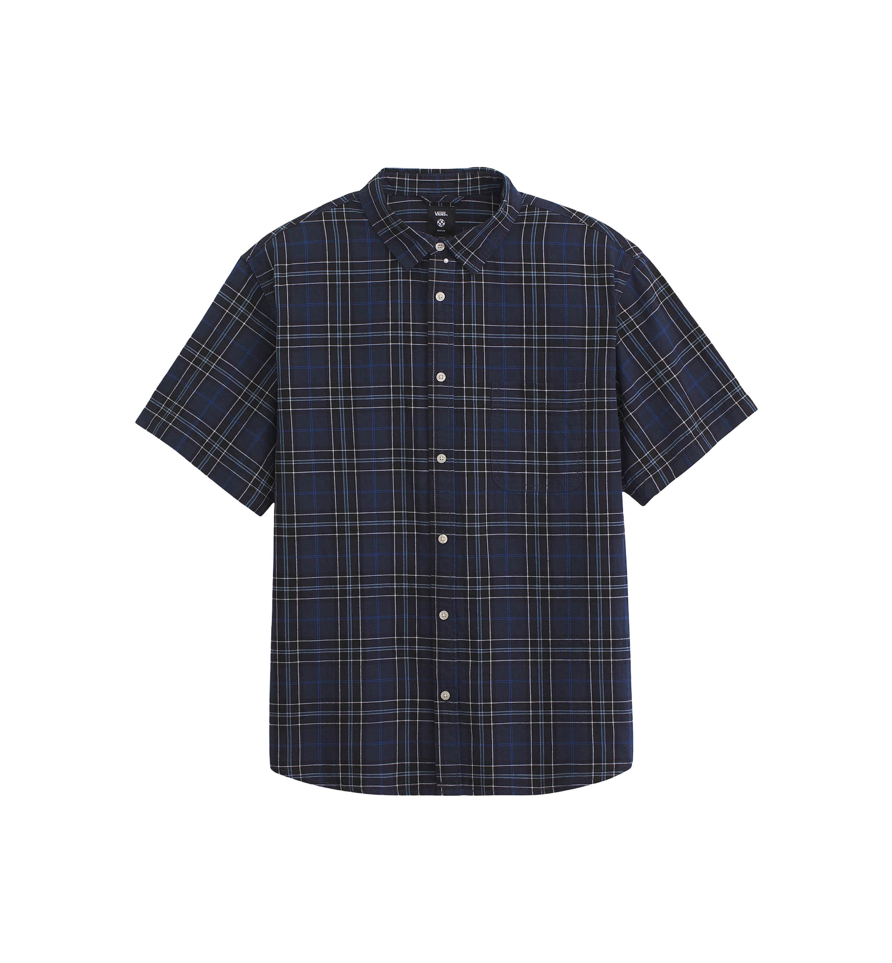 Product image for Lawson Plaid Button Up Short Sleeve Shirt - Men's
