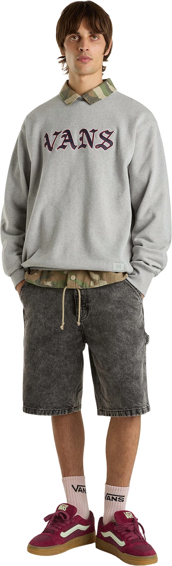 Product gallery image number 7 for product Original Standards Ye Olde Vans Crew Neck Sweatshirt - Men's