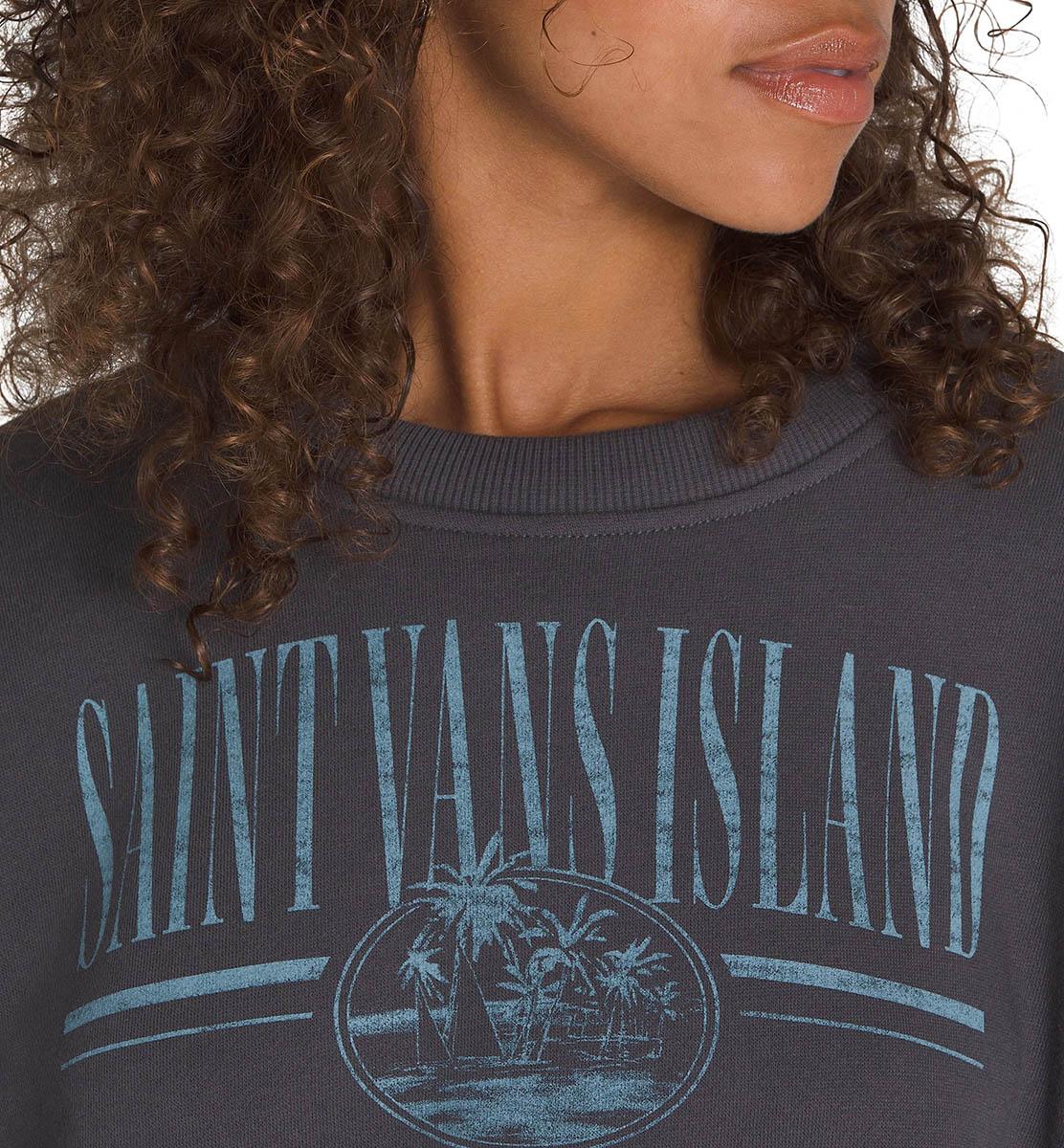 Product gallery image number 2 for product Retro Isle Graphic Crew Neck Sweatshirt - Women's