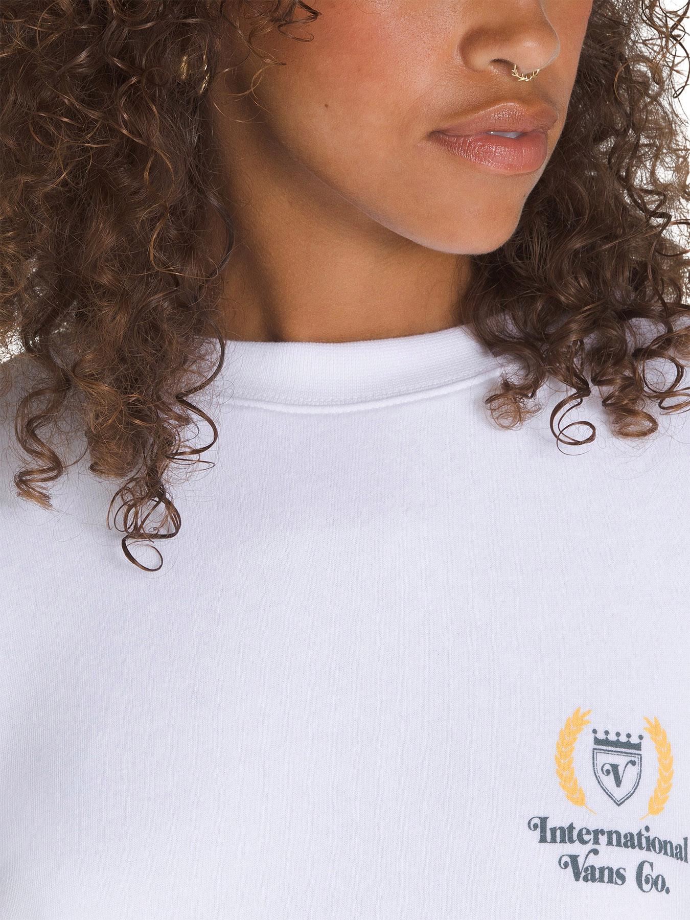 Numéro de l'image de la galerie de produits 4 pour le produit Chandail en molleton à col rond surdimensionné Sport International 66 - Femme