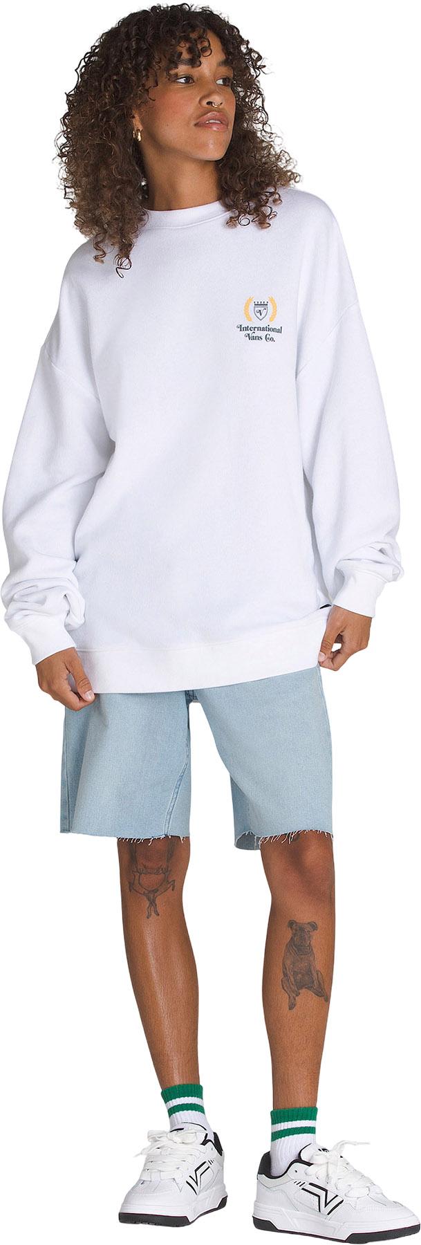 Numéro de l'image de la galerie de produits 5 pour le produit Chandail en molleton à col rond surdimensionné Sport International 66 - Femme