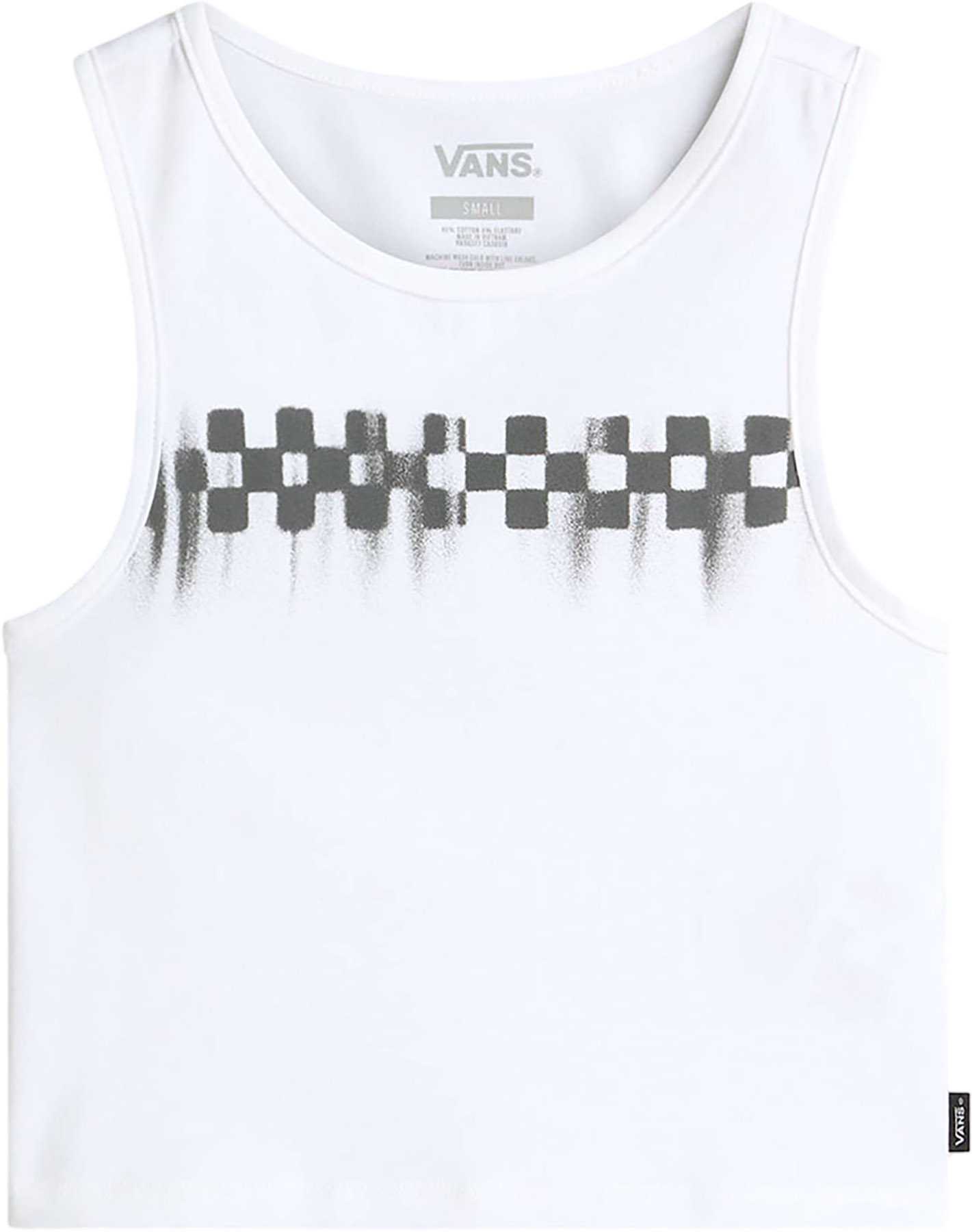 Image de produit pour Camisole écourté ajusté Checkerboard - Femme