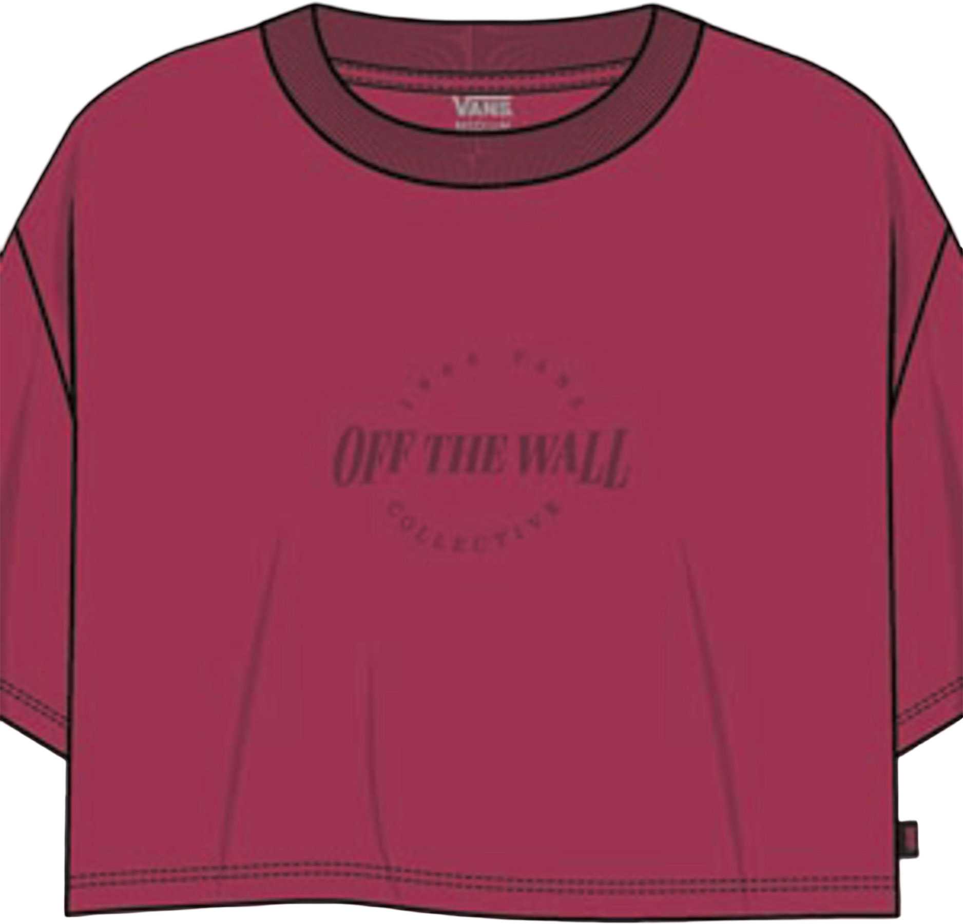 Image de produit pour T-shirt court à manches courtes et col rond coupe décontractée Rylen - Femme