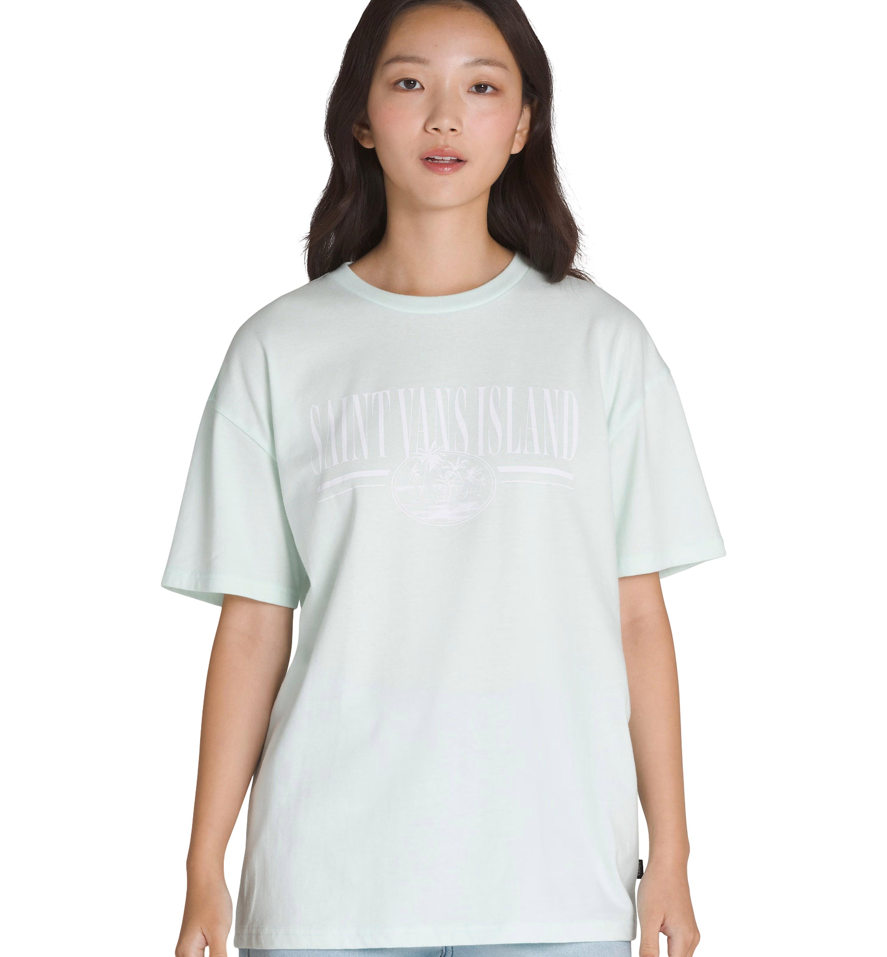 Product gallery image number 3 for product Vintage Retro Isle Short Sleeve T-Shirt - Women's