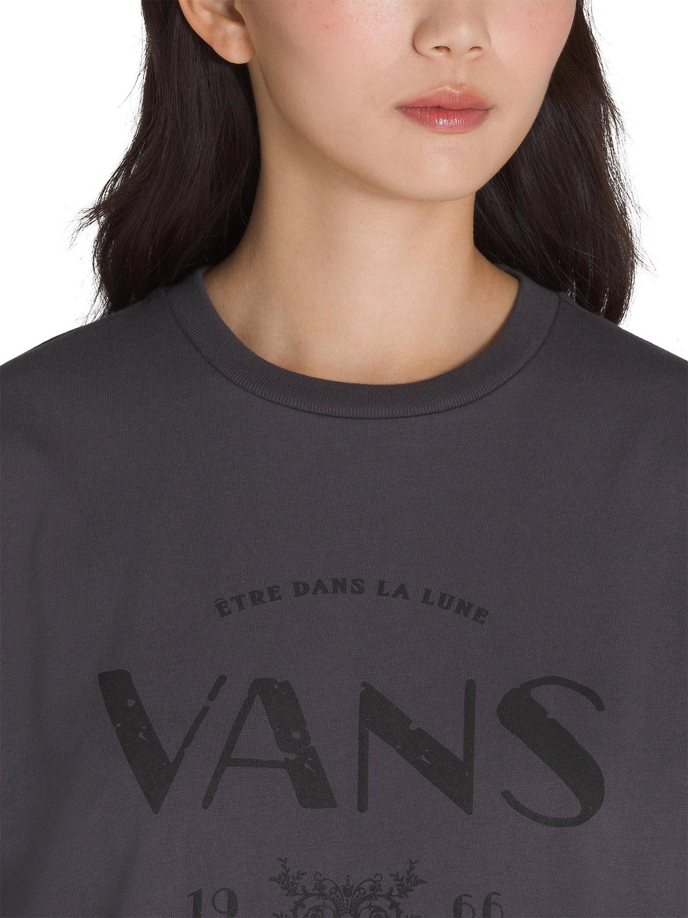 Product gallery image number 2 for product French Lost Thoughts Oversized Short Sleeve Crew Neck T-Shirt - Women's