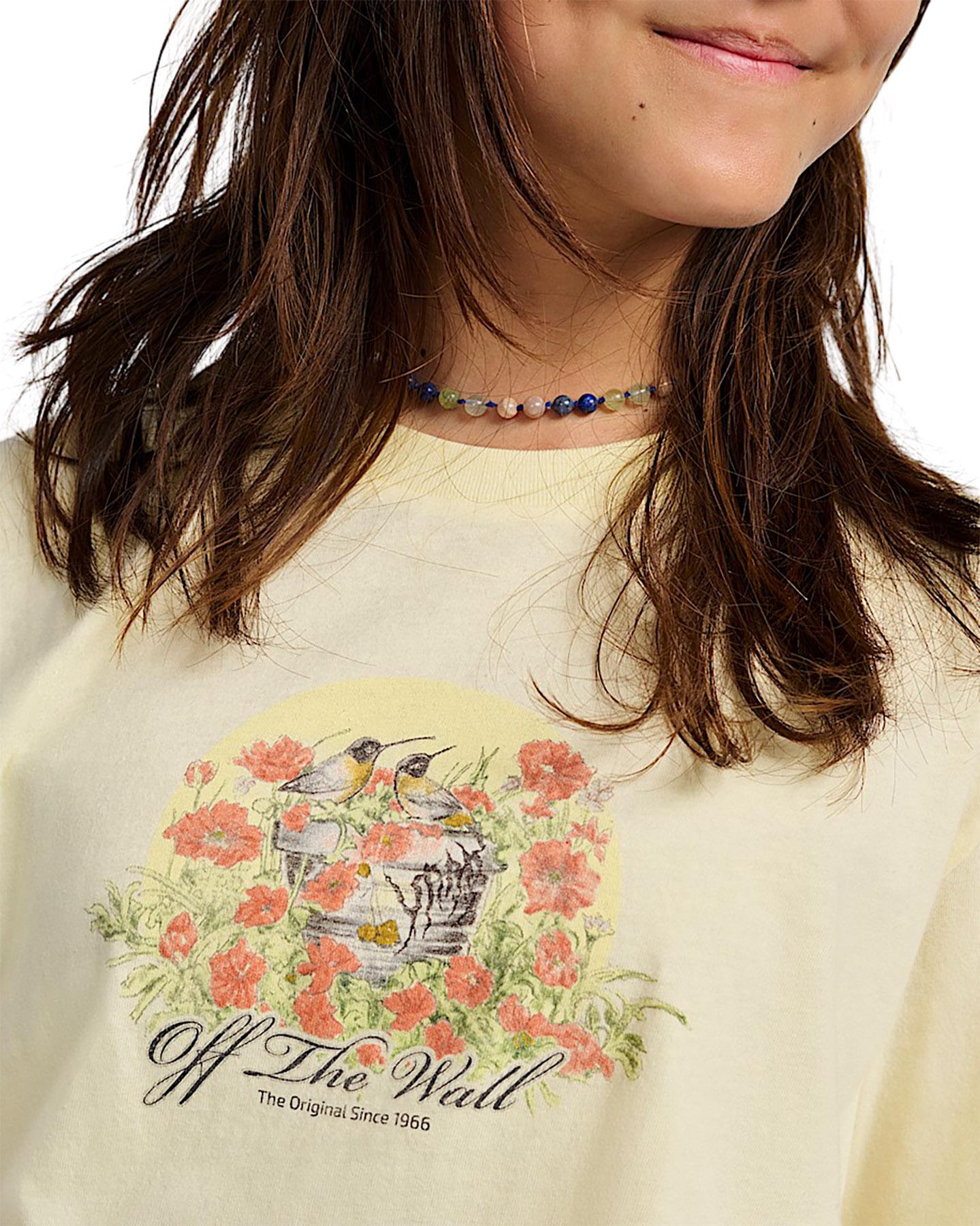 Numéro de l'image de la galerie de produits 3 pour le produit T-shirt à manches courtes et col rond écourté Birdsong - Fille