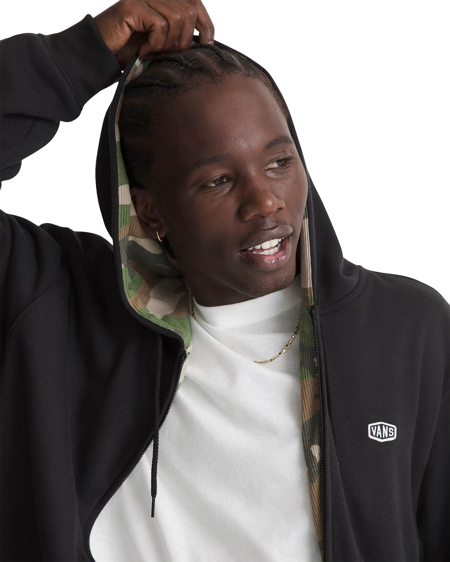 Product gallery image number 4 for product Chandail à capuchon zippé thermique Dover - Homme