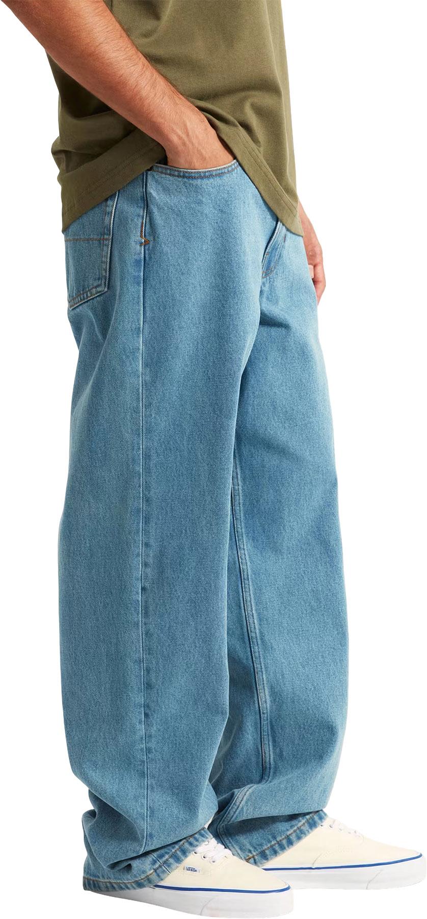 Numéro de l'image de la galerie de produits 5 pour le produit Pantalon en denim coupe ample Check-5 - Homme