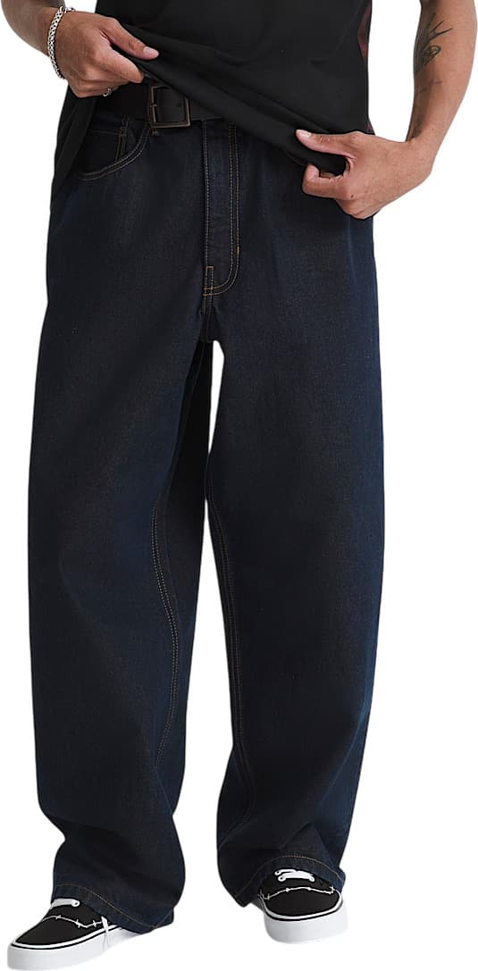 Numéro de l'image de la galerie de produits 3 pour le produit Pantalon baggy en denim Check-5 - Homme