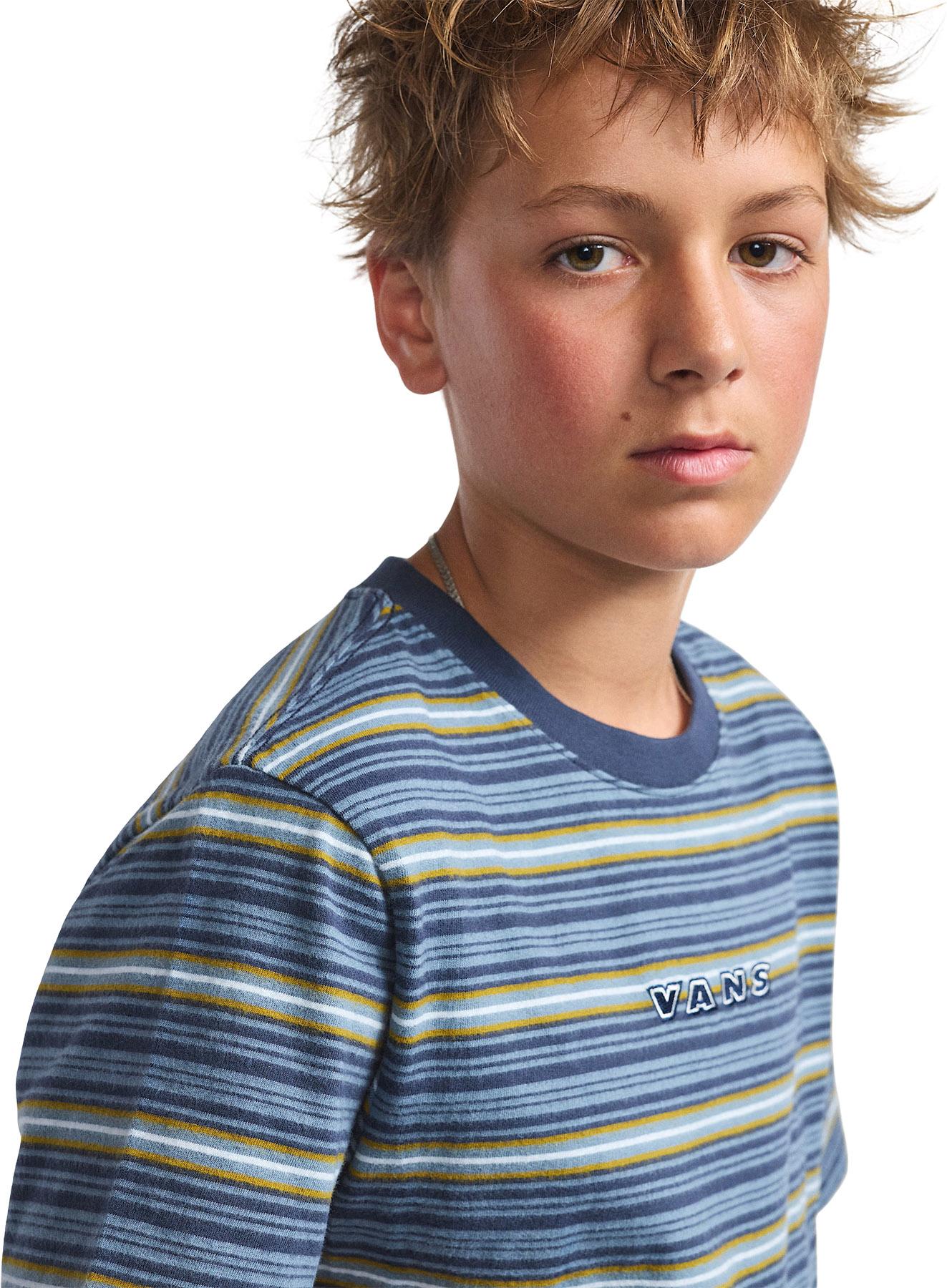 Product gallery image number 2 for product T-shirt à rayures à manches courtes Cameron - Garçon