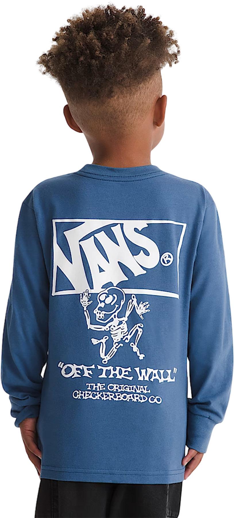 Product gallery image number 2 for product T-shirt à manches longues Checker Bones - Petit enfant