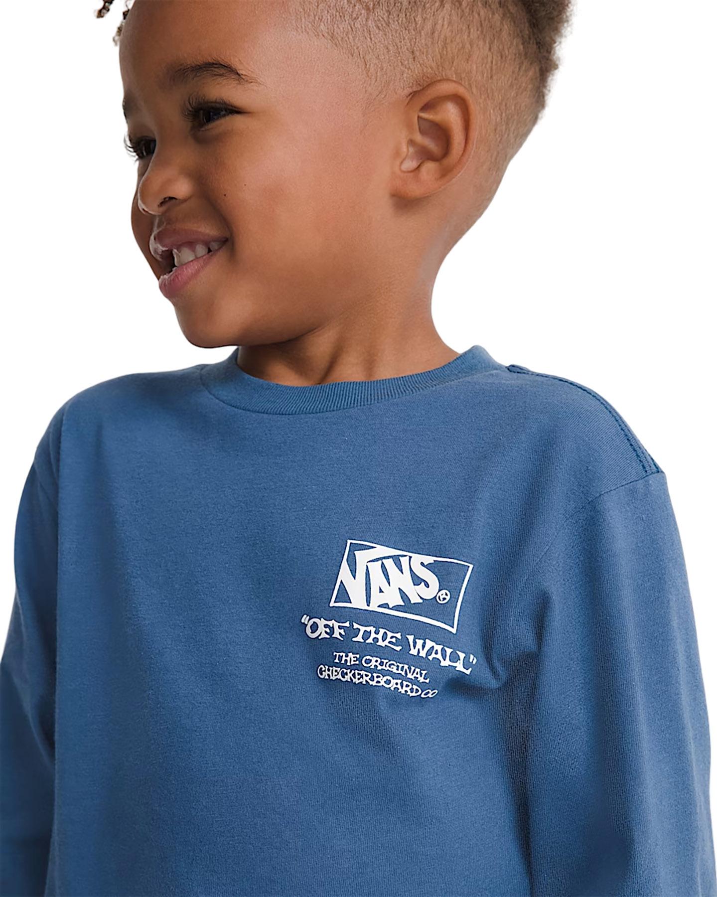 Product gallery image number 3 for product T-shirt à manches longues Checker Bones - Petit enfant