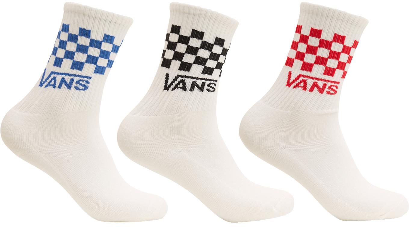 Product image for Classic Check 3 Pack Crew Socks - Kids