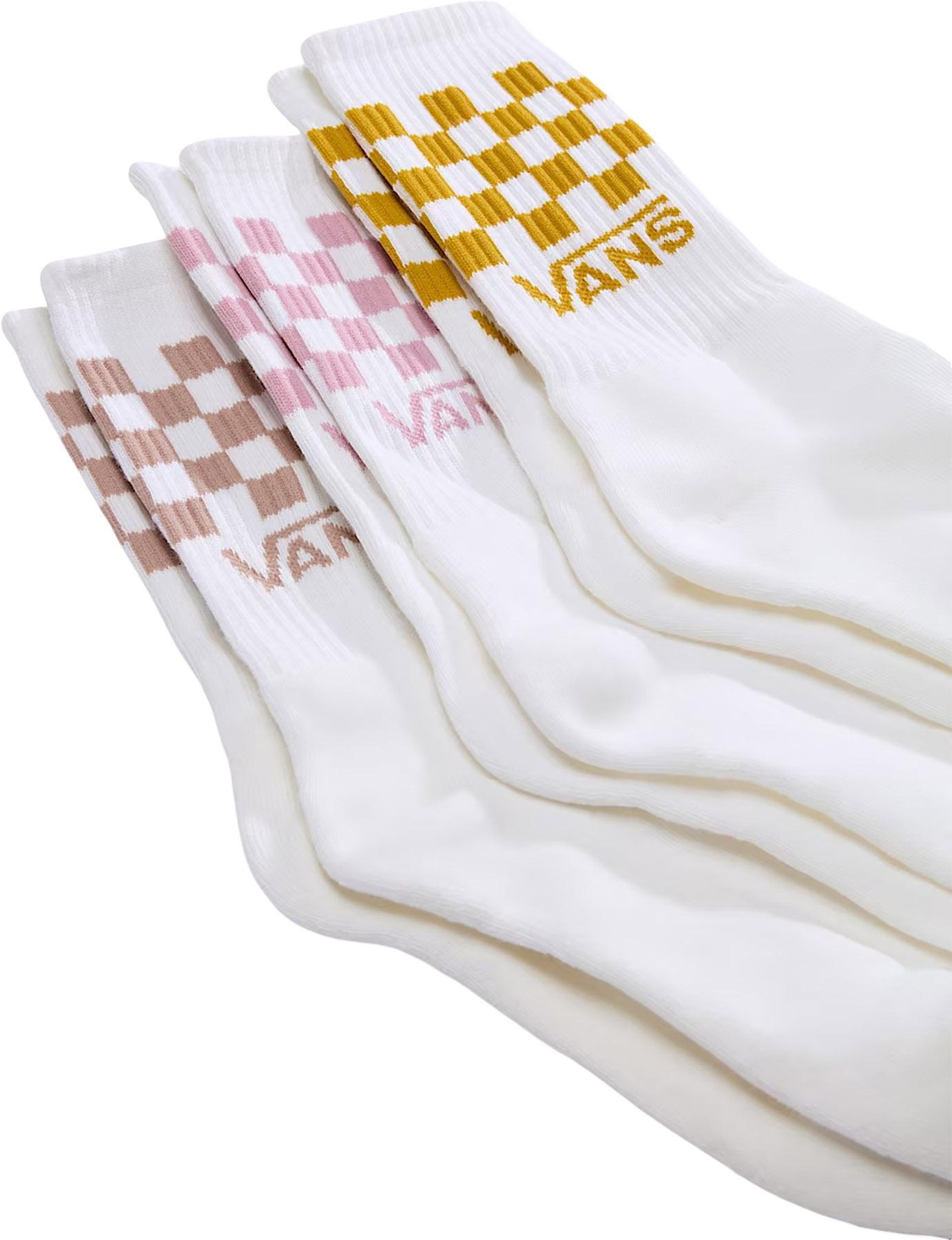 Product gallery image number 2 for product Classic Check 3 Pairs Crew Socks - Men's