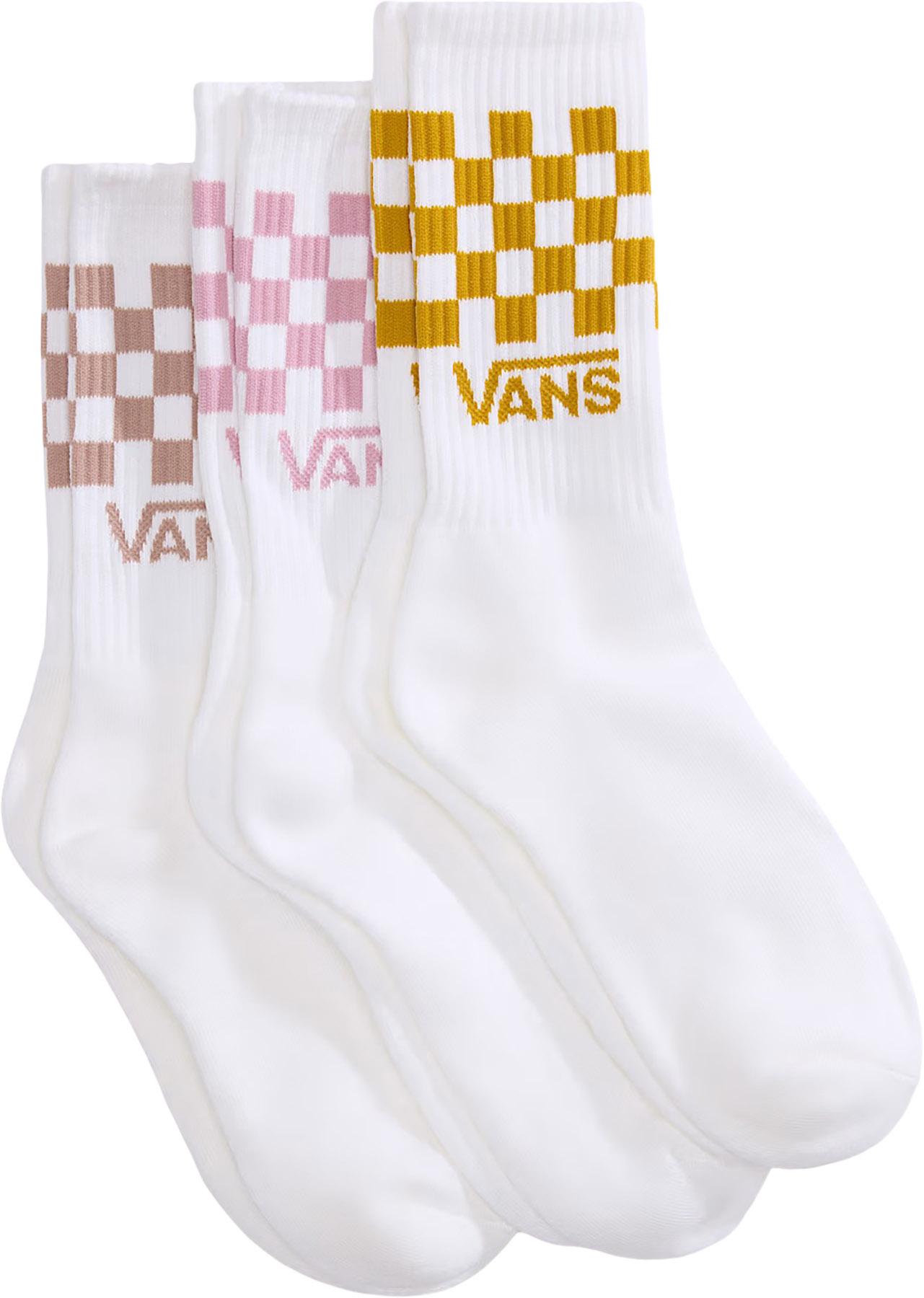 Product gallery image number 3 for product Classic Check 3 Pairs Crew Socks - Men's