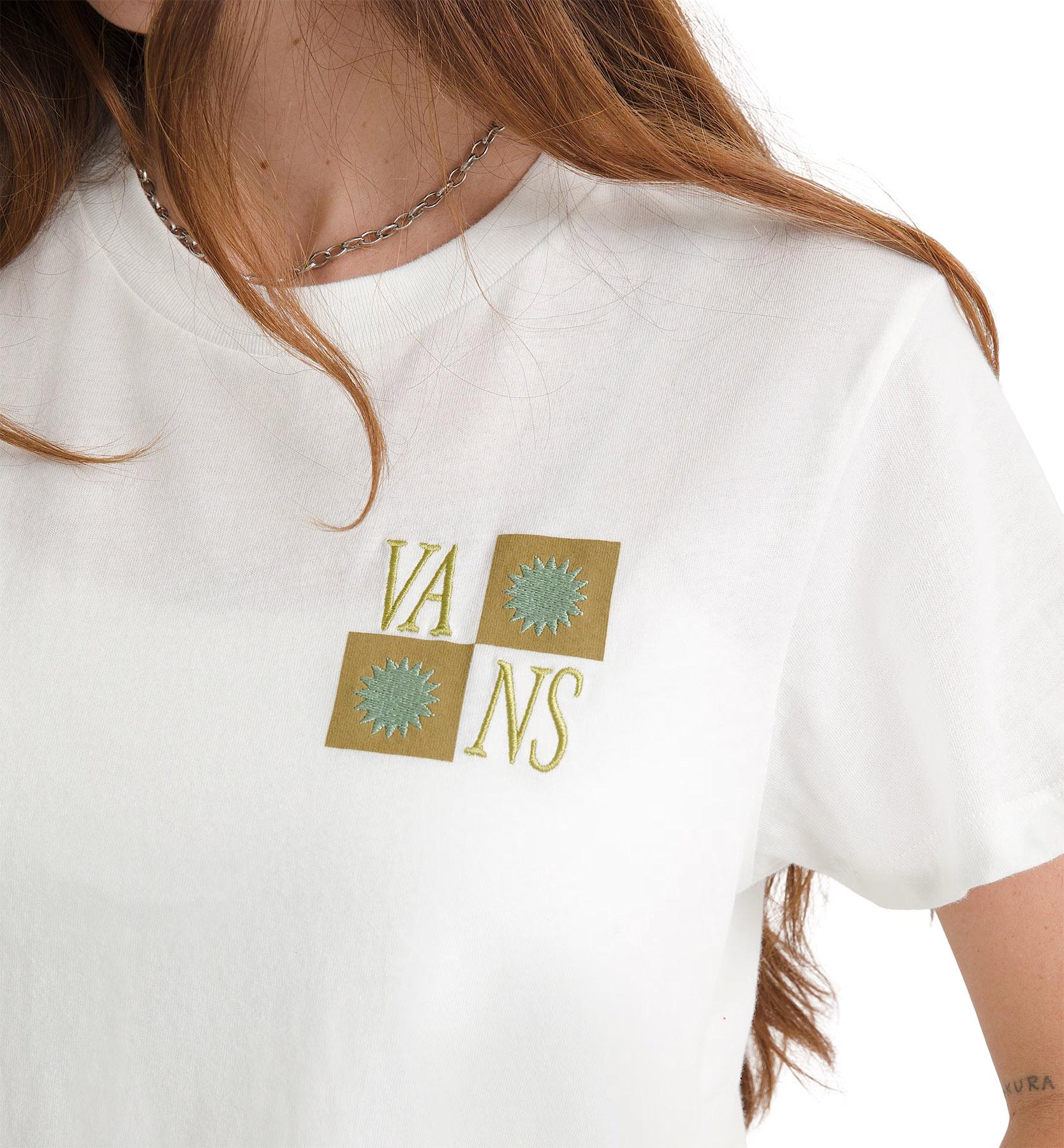 Product gallery image number 2 for product Sunny Checkerboard Crop T-Shirt - Women's