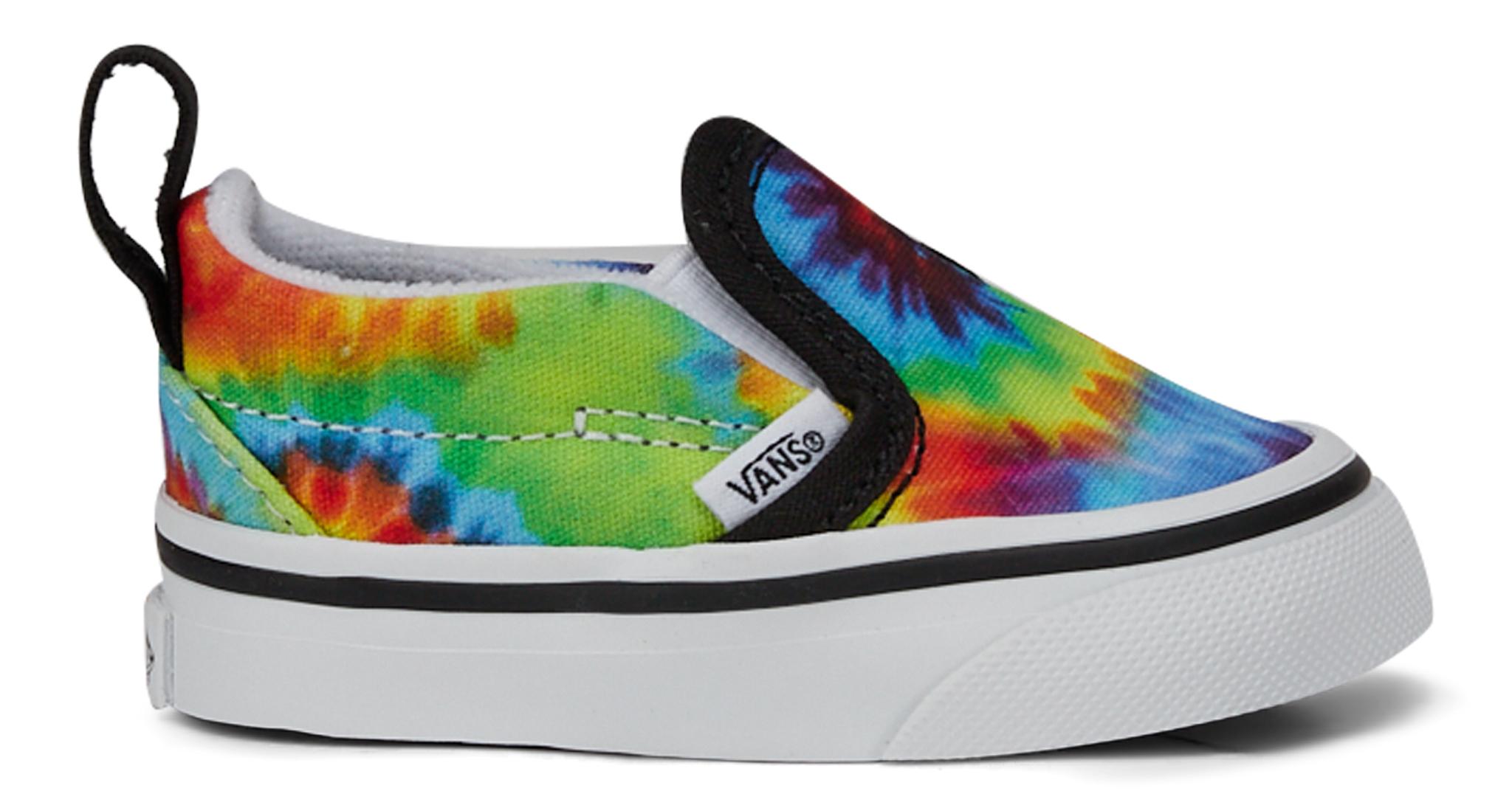 Numéro de l'image de la galerie de produits 1 pour le produit Souliers Spiral Tie Dye Slip-On V - Enfant