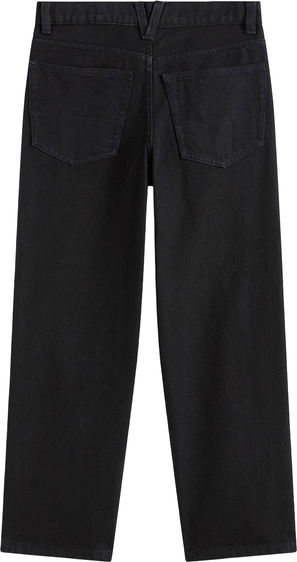 Product gallery image number 2 for product Pantalon en denim coupe ample Check-5 - Garçon