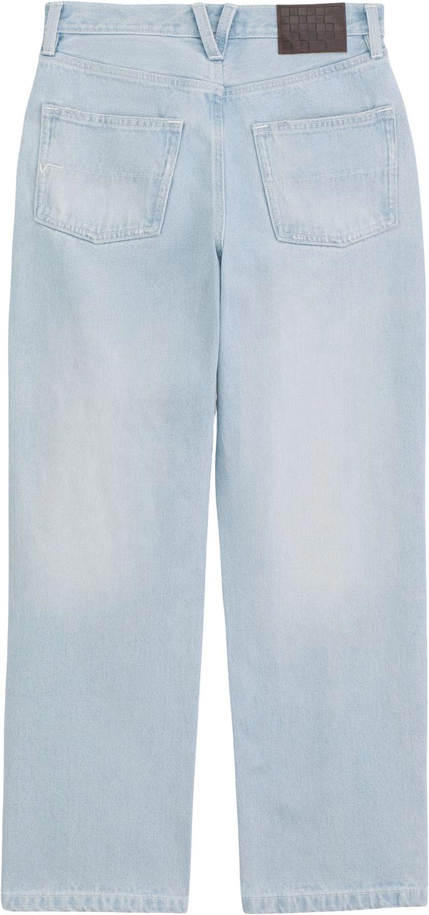 Product gallery image number 2 for product Pantalon droit à taille mi-haute Check-5 - Femme