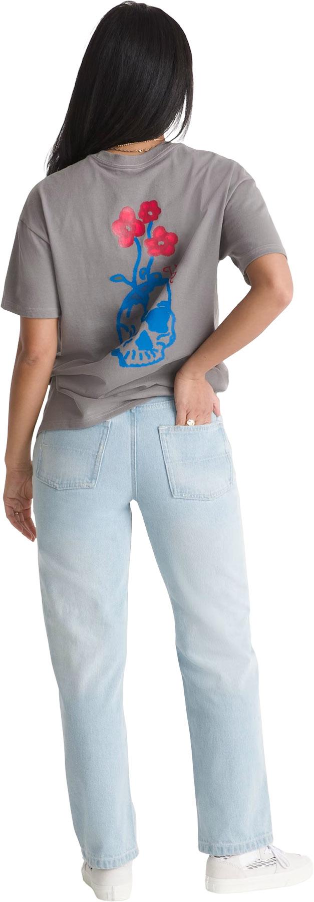 Product gallery image number 3 for product Pantalon droit à taille mi-haute Check-5 - Femme