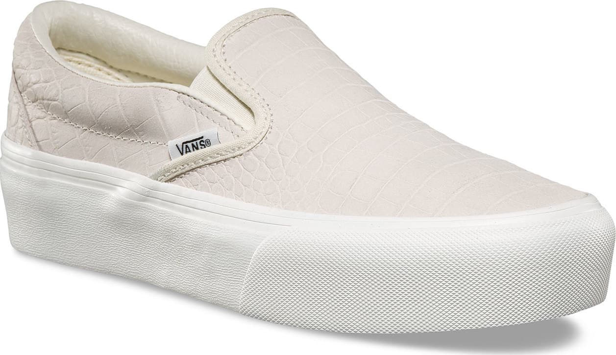 Numéro de l'image de la galerie de produits 4 pour le produit Souliers Embossed Classic Slip-On Platform Unisexe