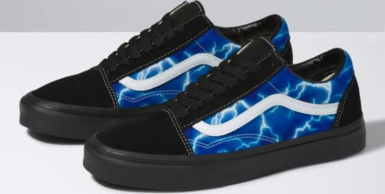 Product gallery image number 2 for product Lightning Old Skool Shoes - Unisex