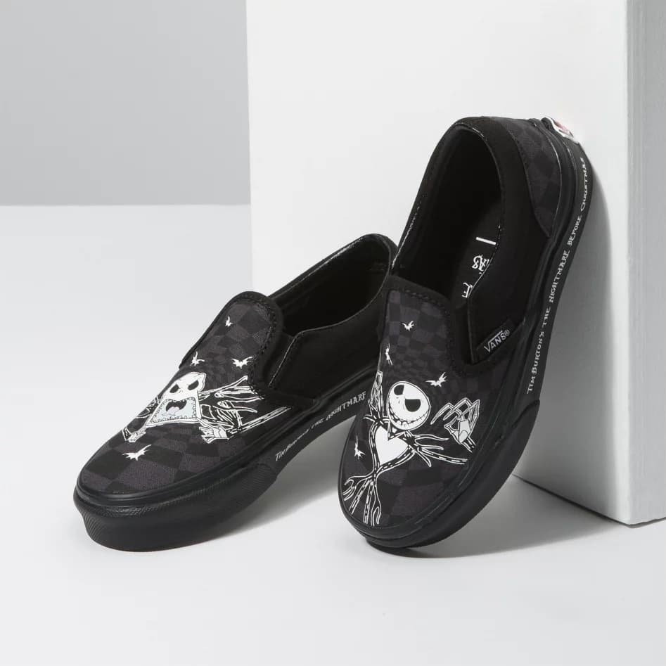 Product gallery image number 2 for product Disney X Vans THE NIGHTMARE BEFORE CHRISTMAS Classic Slip-On Shoes - Kids