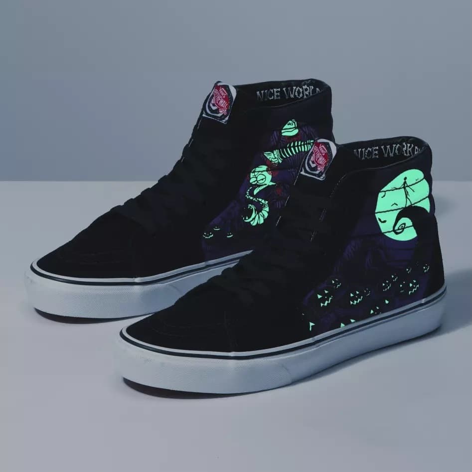Product gallery image number 3 for product Disney X Vans THE NIGHTMARE BEFORE CHRISTMAS SK8-Hi Shoes - Unisex
