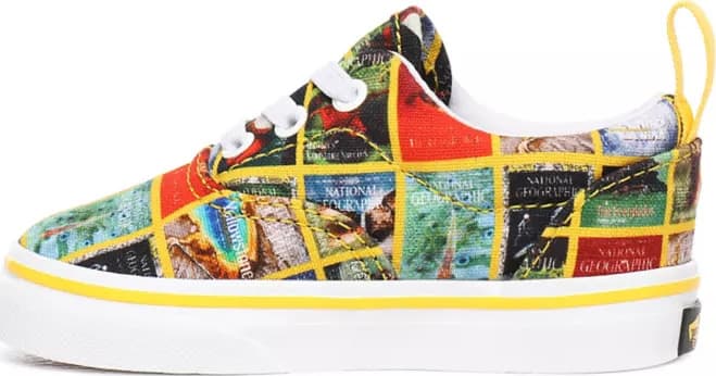 Product gallery image number 3 for product Vans X National Geographic - Era Elastic Lace Shoes - Toddlers