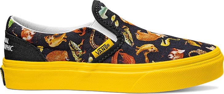 Product gallery image number 1 for product Vans X National Geographic - Classic Slip-On Shoes - Big Kids
