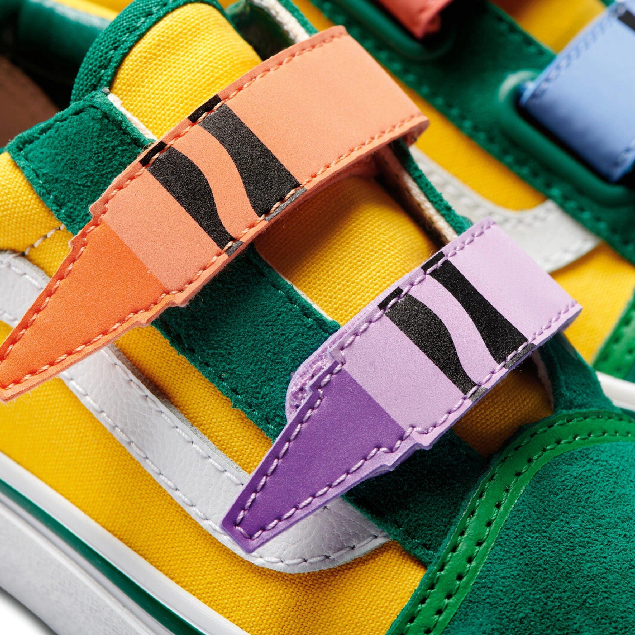Product gallery image number 5 for product Vans X Crayola Old Skool V CR Shoes - Kids