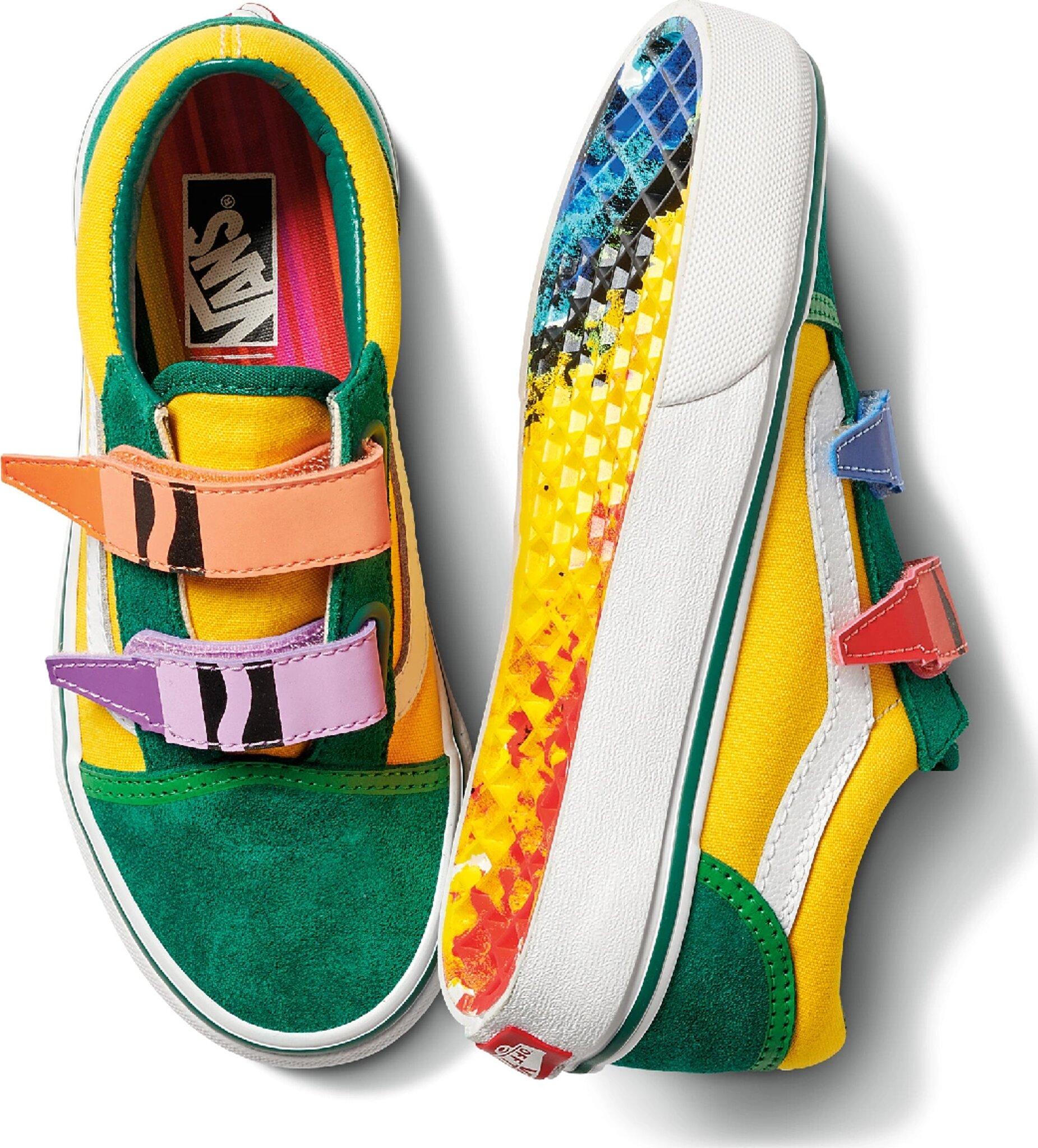 Product gallery image number 4 for product Vans X Crayola Old Skool V CR Shoes - Kids