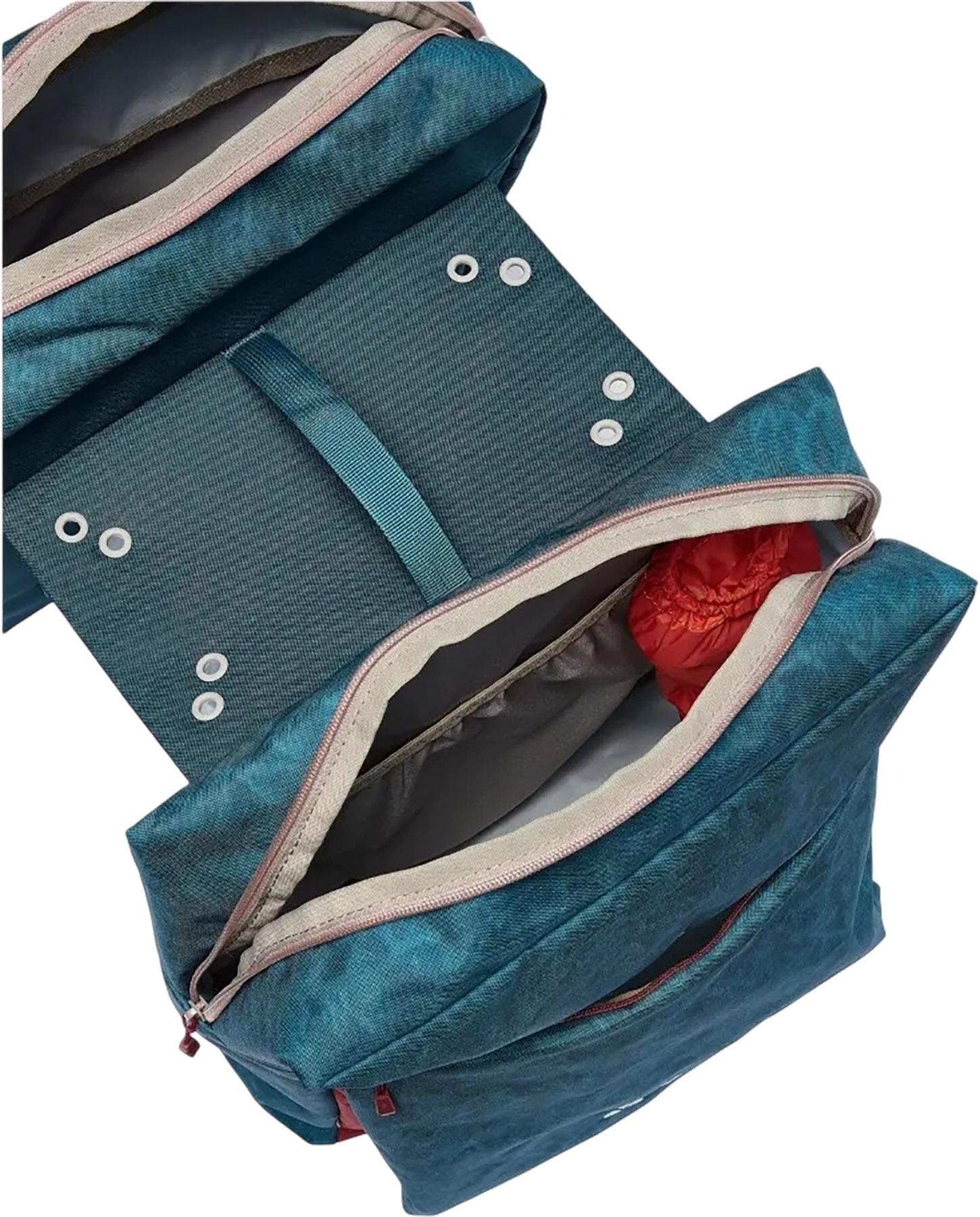 Product gallery image number 3 for product Sacoche double de vélo TwinZipper 48L