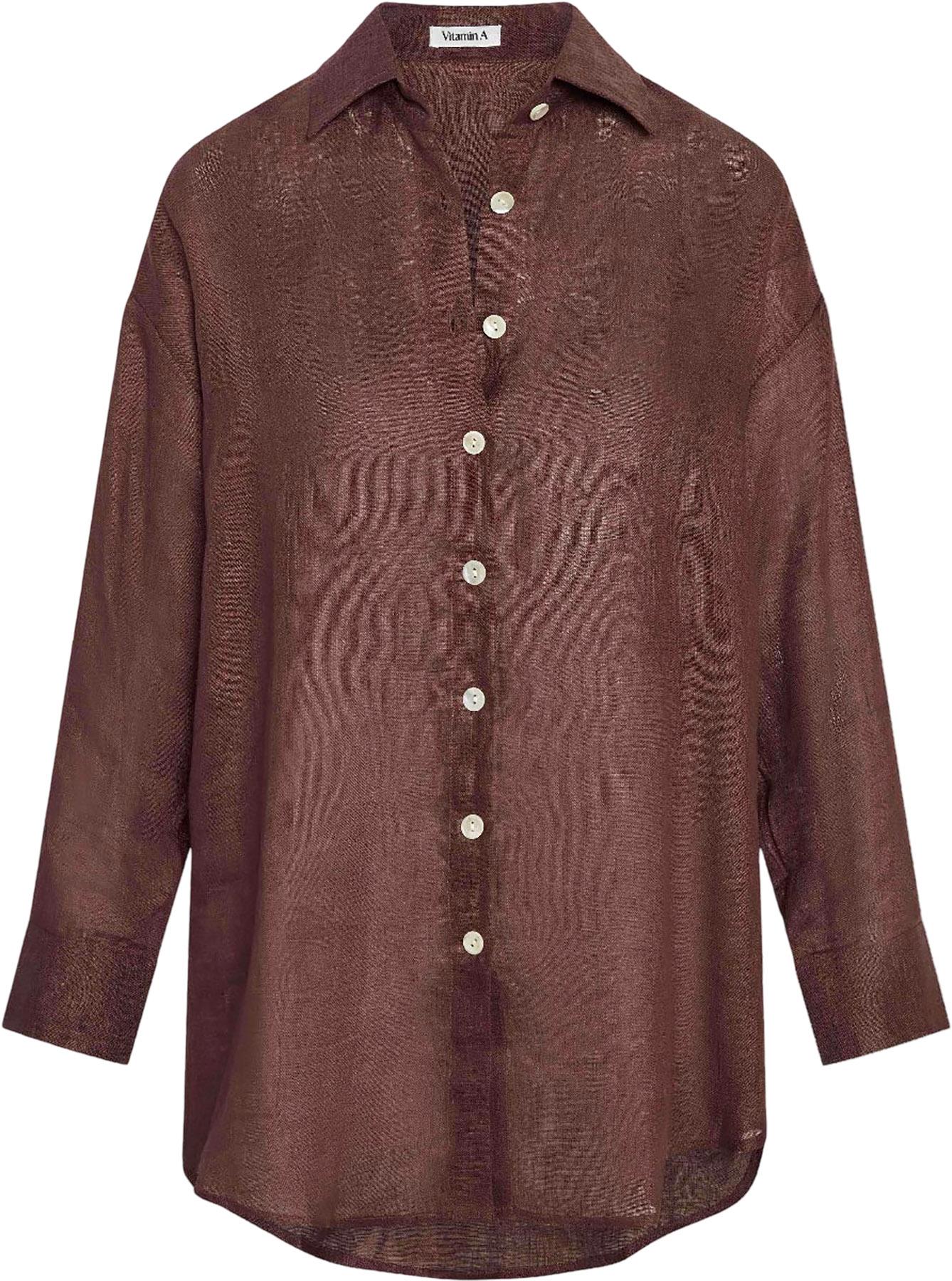 Product image for Playa Linen Boyfriend Shirt - Women's