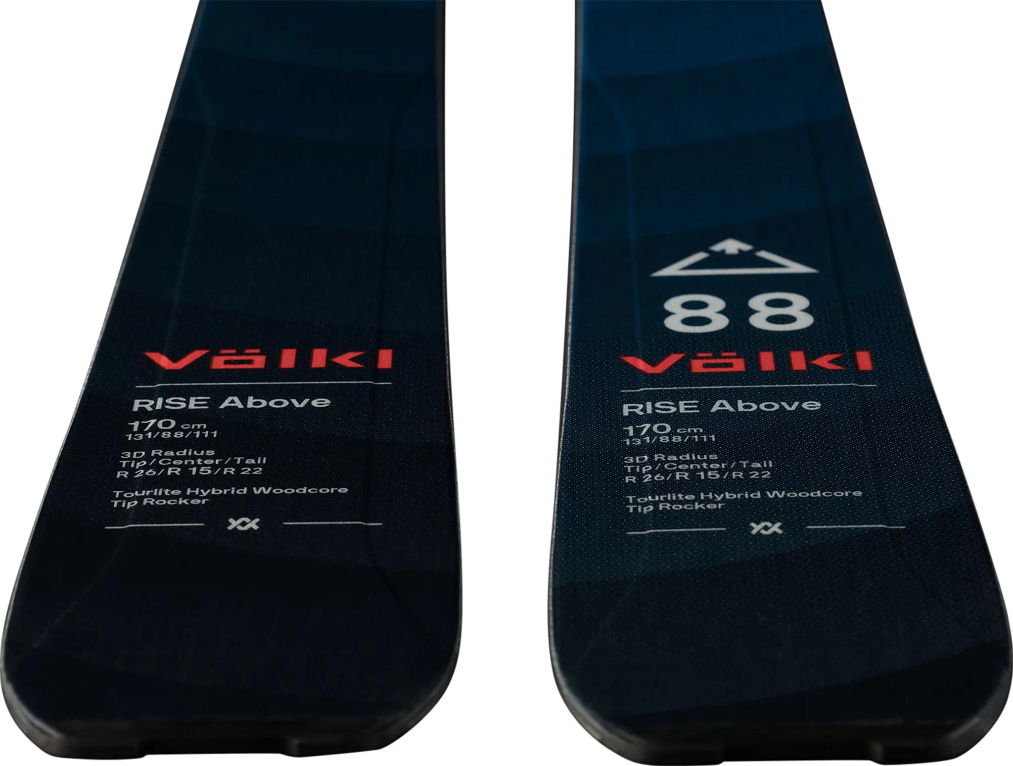 Product gallery image number 2 for product Rise Above 88 Touring Skis - Unisex