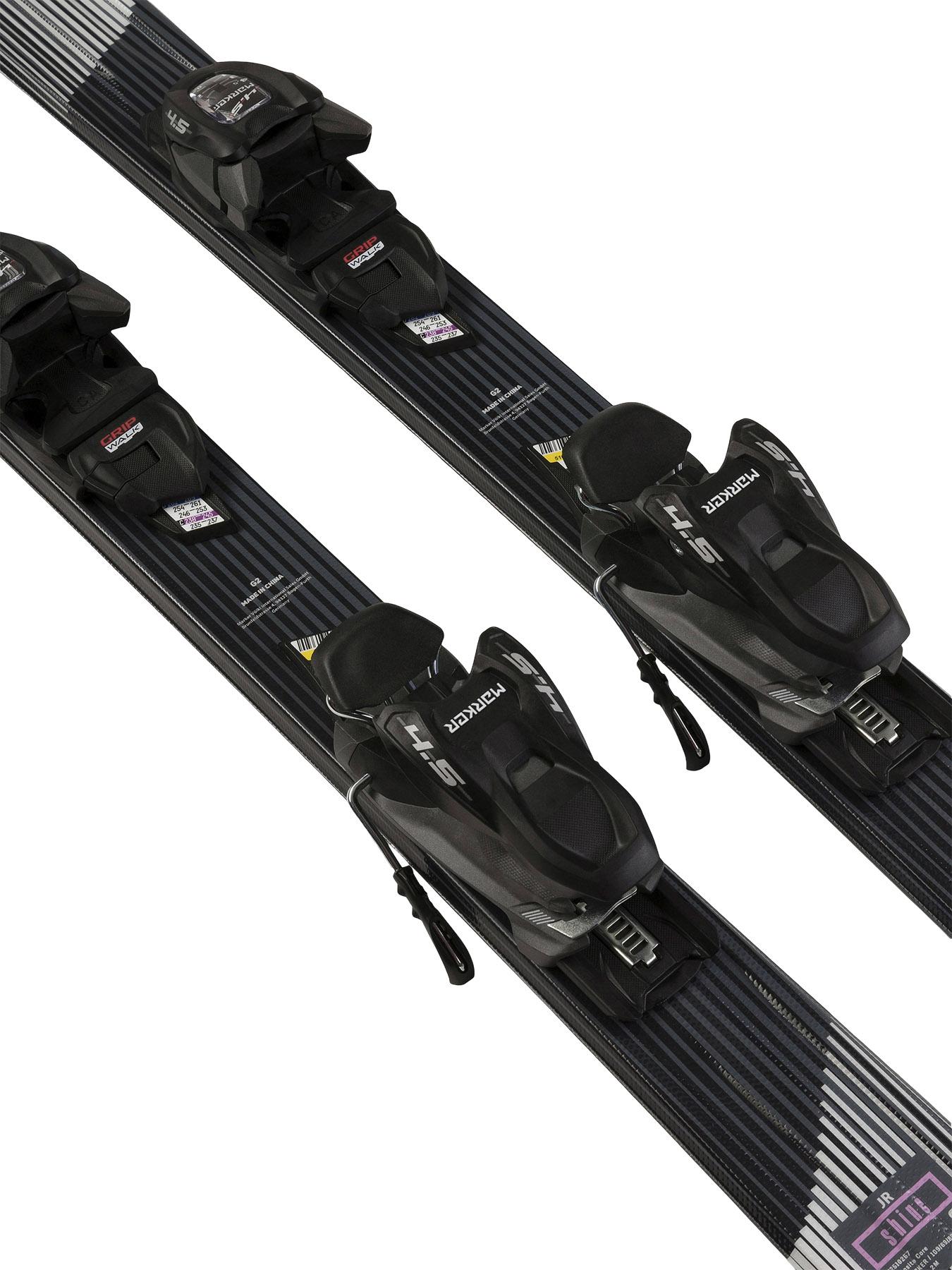 Numéro de l'image de la galerie de produits 7 pour le produit Skis Shine JR avec fixations de ski 4.5 vMotion JR Lady - Jeune