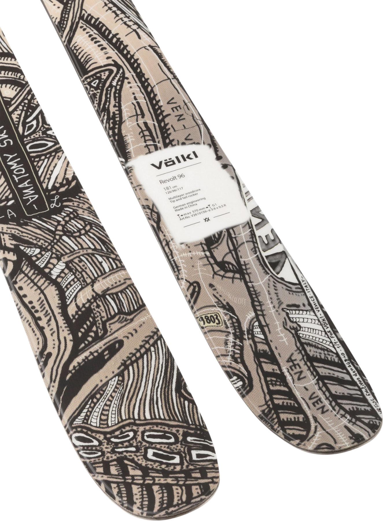 Product gallery image number 4 for product Revolt 96 Skis - Unisex