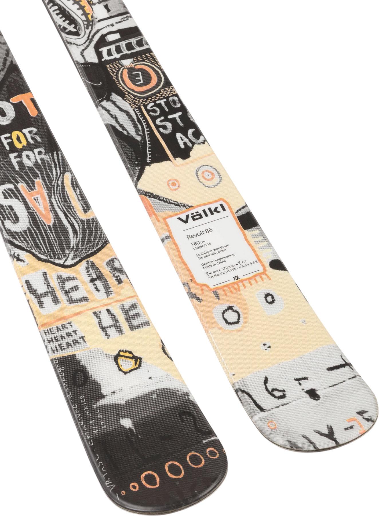 Product gallery image number 6 for product Revolt 86 Skis - Unisex