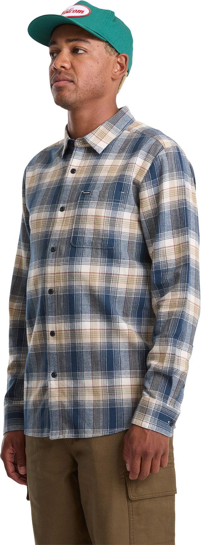 Product gallery image number 3 for product Caden Plaid Long Sleeve Shirt - Men's