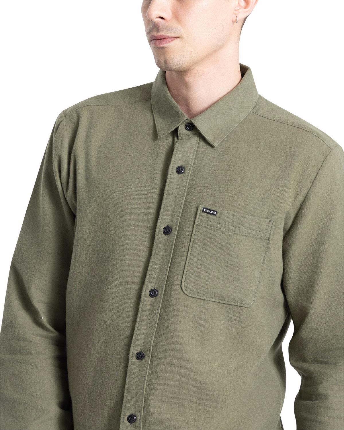 Product gallery image number 4 for product Caden Solid Long Sleeve Shirt - Men's