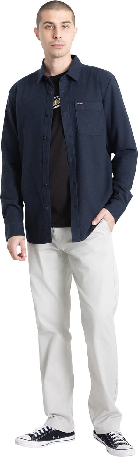 Product gallery image number 5 for product Caden Solid Long Sleeve Shirt - Men's