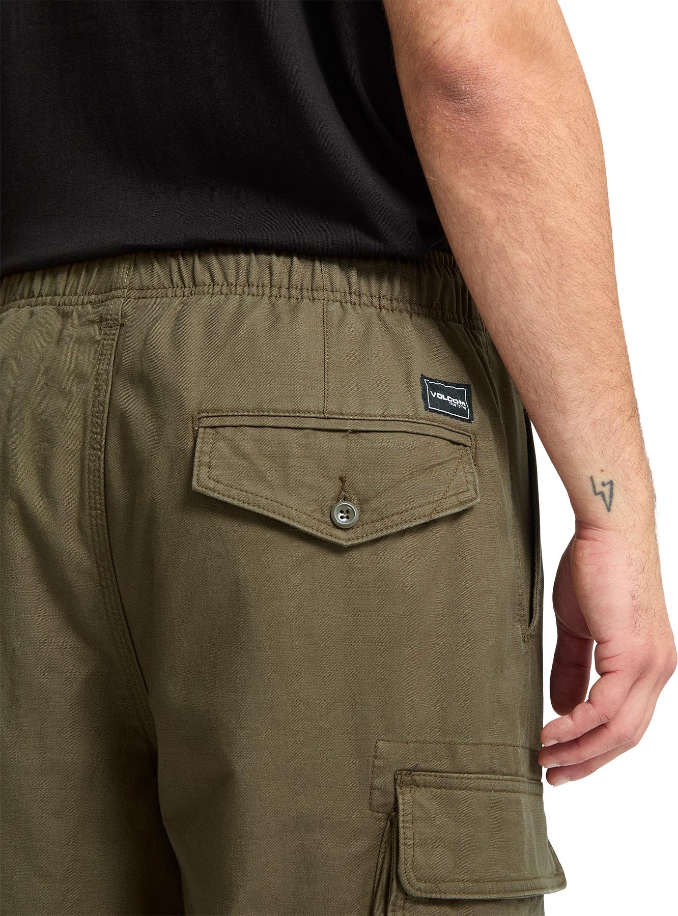 Product gallery image number 5 for product Billow Tapered Elasticated Waist Cargo Trousers - Men's