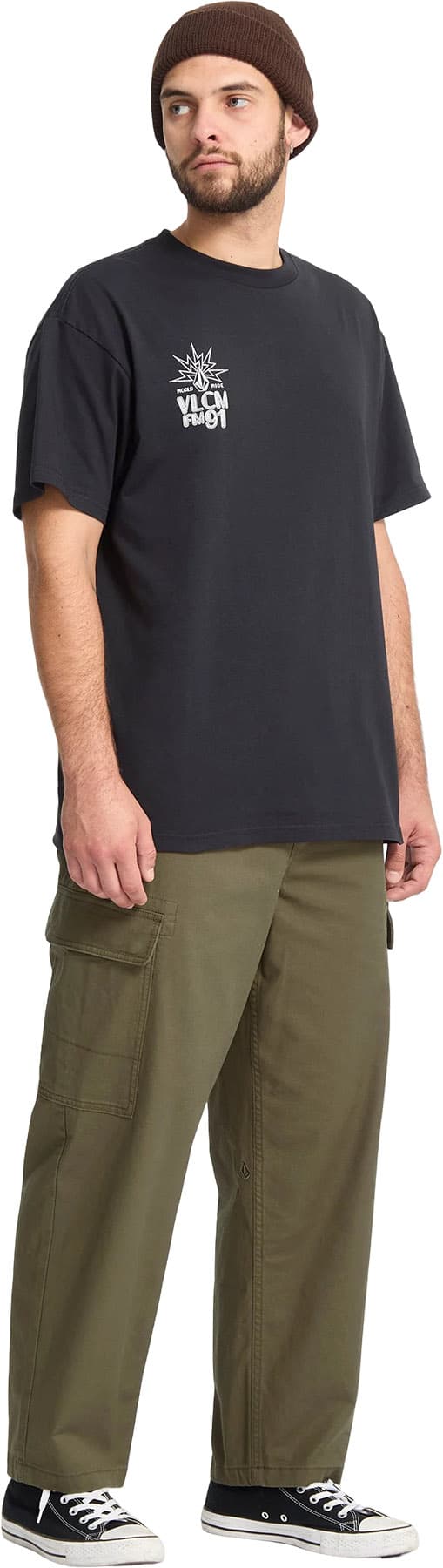 Product gallery image number 4 for product Billow Tapered Elasticated Waist Cargo Trousers - Men's