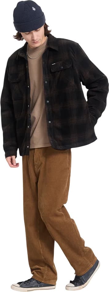 Product gallery image number 5 for product Bowered Polar Fleece Long Sleeve Over-Shirt - Men's