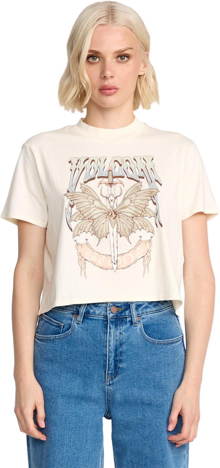 Product image for T-shirt écourté à manches courtes Dial - Femme